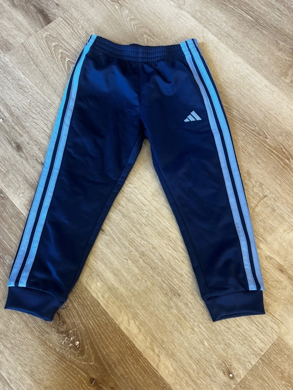 adidas Kids Blue & Navy Hooded Tracksuit Set